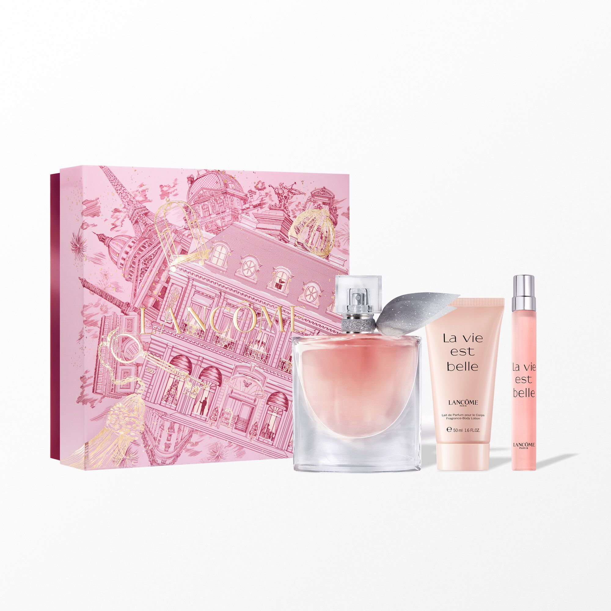 Set de sărbători La Vie Est Belle conține: LA VIE EST BELLE EDP 50ML - LA VIE EST BELLE EDP 10ML - LA VIE EST BELLE BODY LOTION 50ML