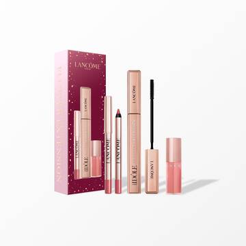 Setul de sărbători Lash Idole conține: FULL SIZE LASH IDOLE FLUTTER EXTENSION MASCARA - LIP IDOLE LINER 36 MINI - JUICY TREAT 33 MINI
