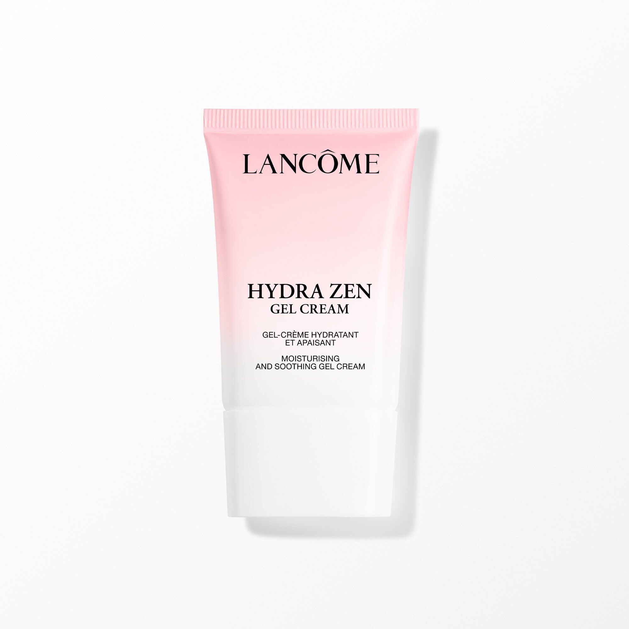 Un tub alb și roz de Lancome Hydra Zen Gel Cream.