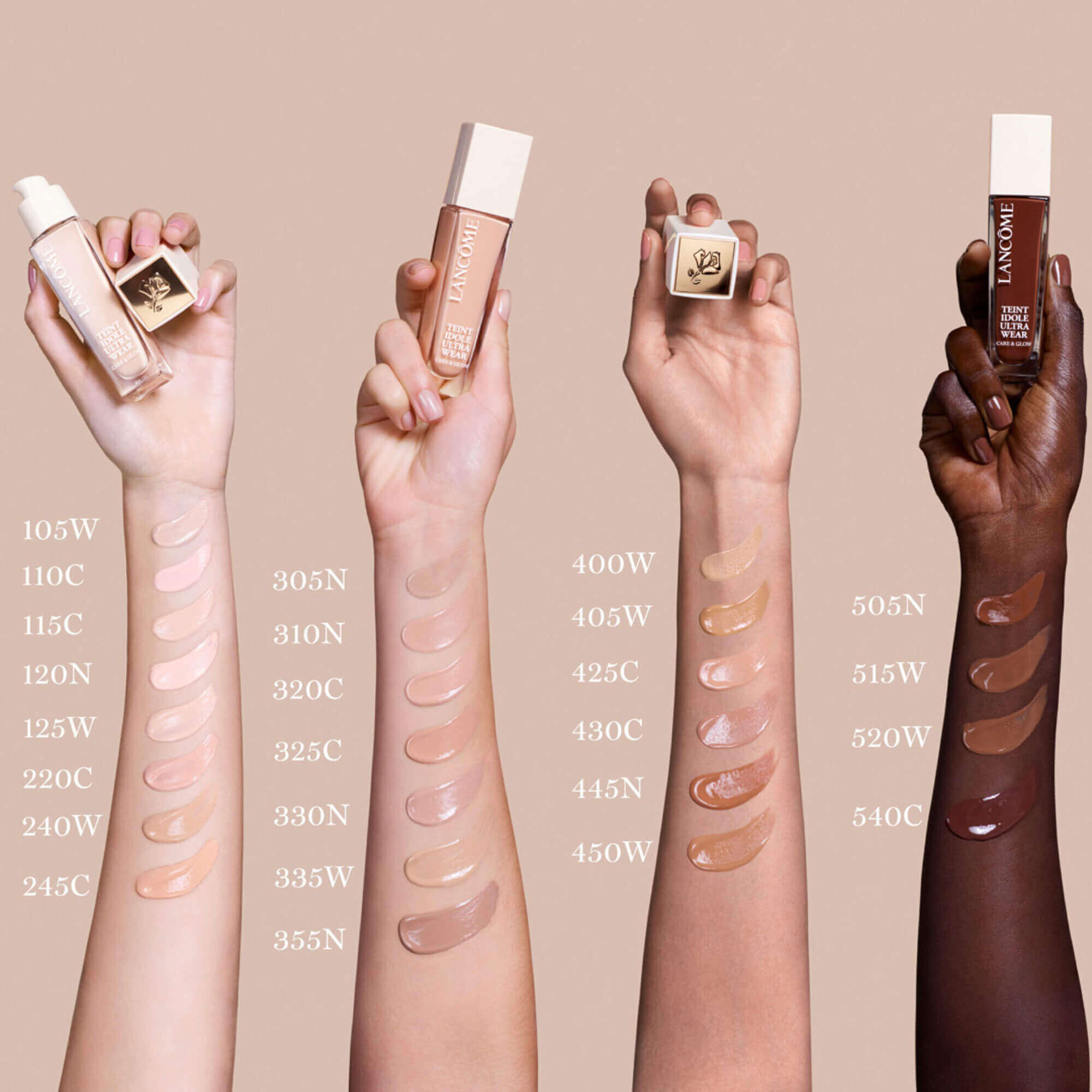 Teint Idole Ultra Wear Care & Glow Foundation - Fond de ten fluid