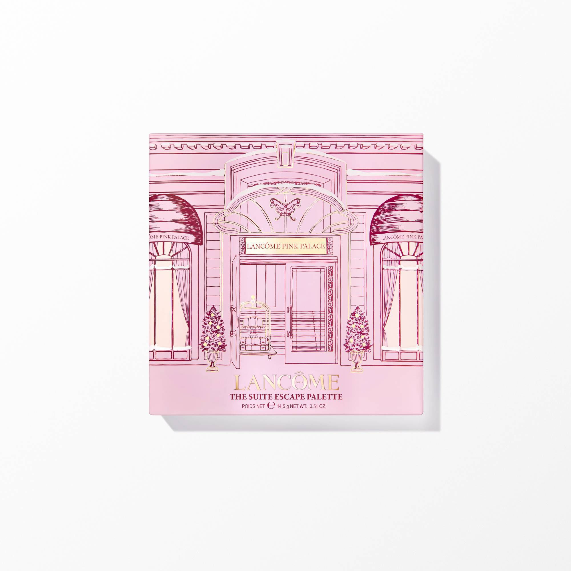 Imagine cu următoarele produse pe fundal alb: Ambalaj exterior The Suite Escape Palette