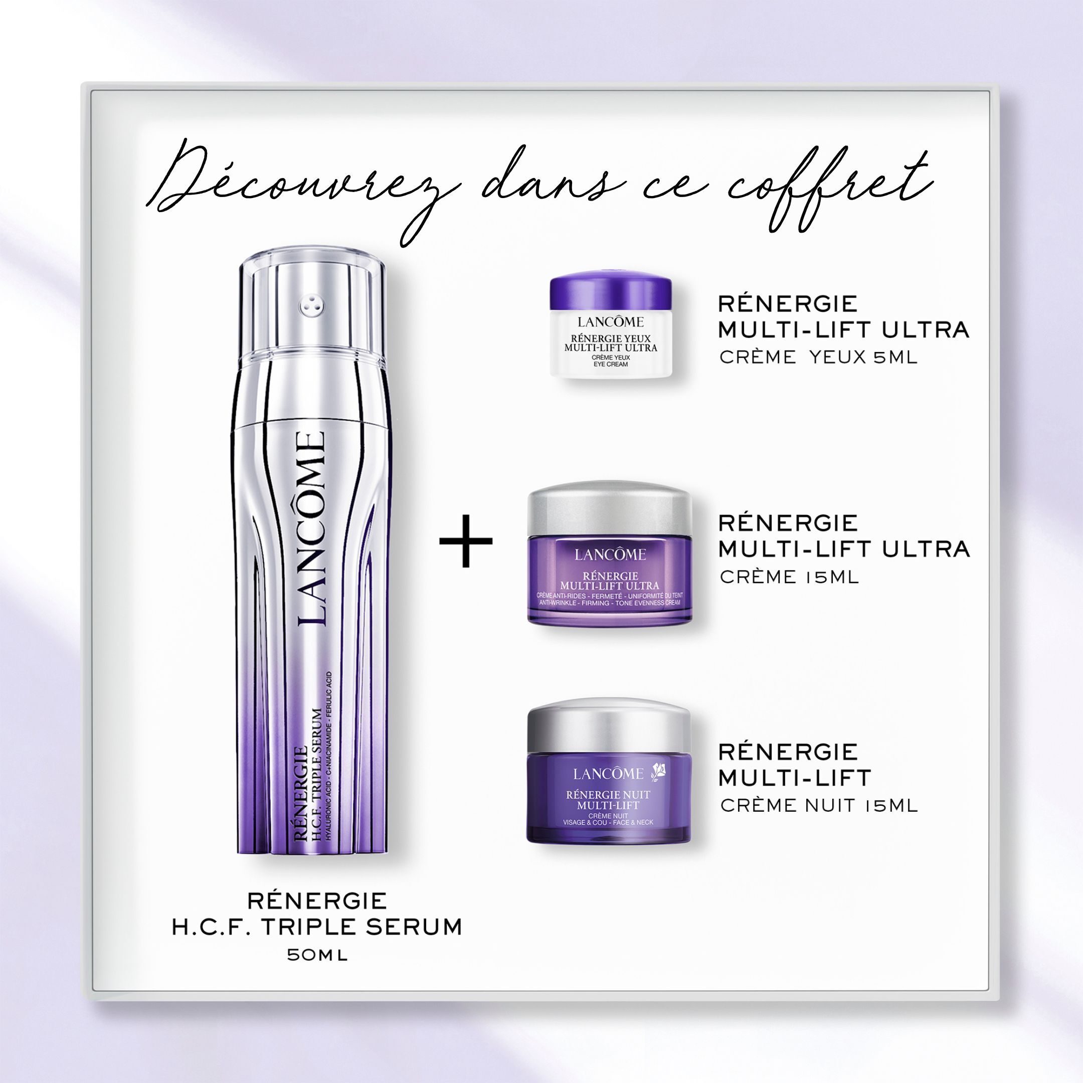 RENERGIE TRIPLE SERUM 50 ml - SET DE INGRIJIREA TENULUI