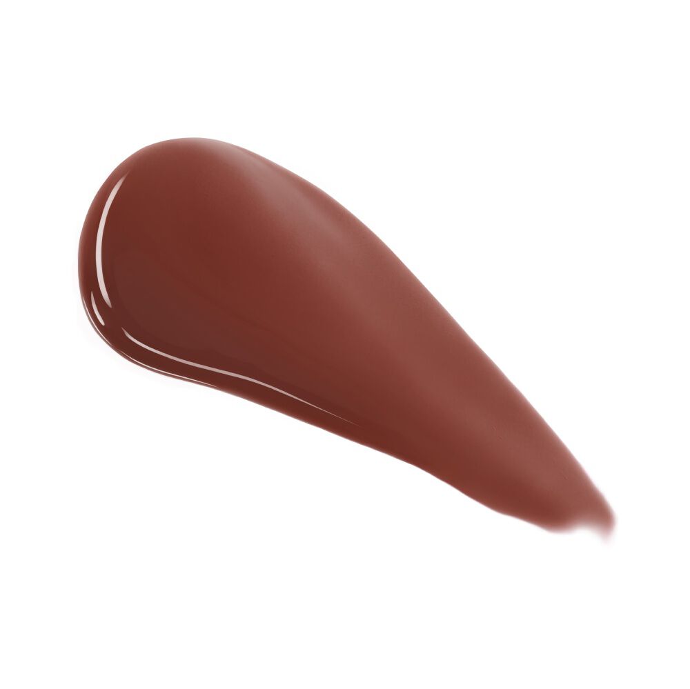 O mostră de Lancome L'Absolu Rouge Glaze Tintation, evidențiind textura sa ultra-lucioasă și lichidă ca de glazură.