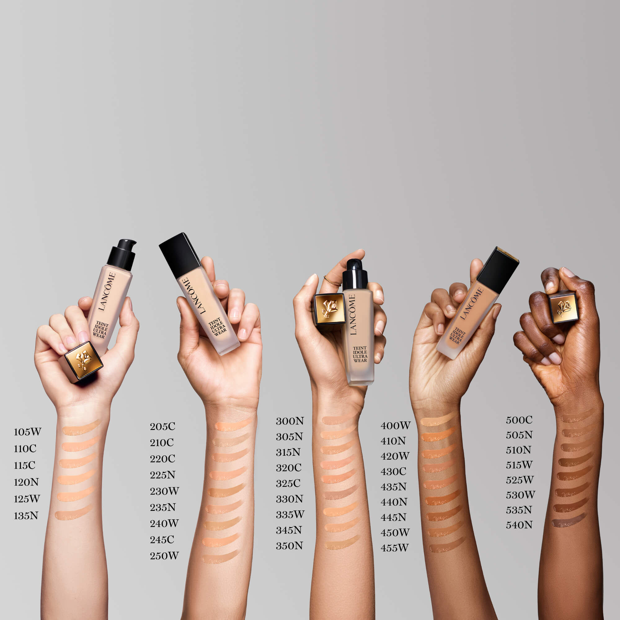 TEINT IDOLE ULTRA WEAR, 24H FULL COVERAGE LIQUID FOUNDATION