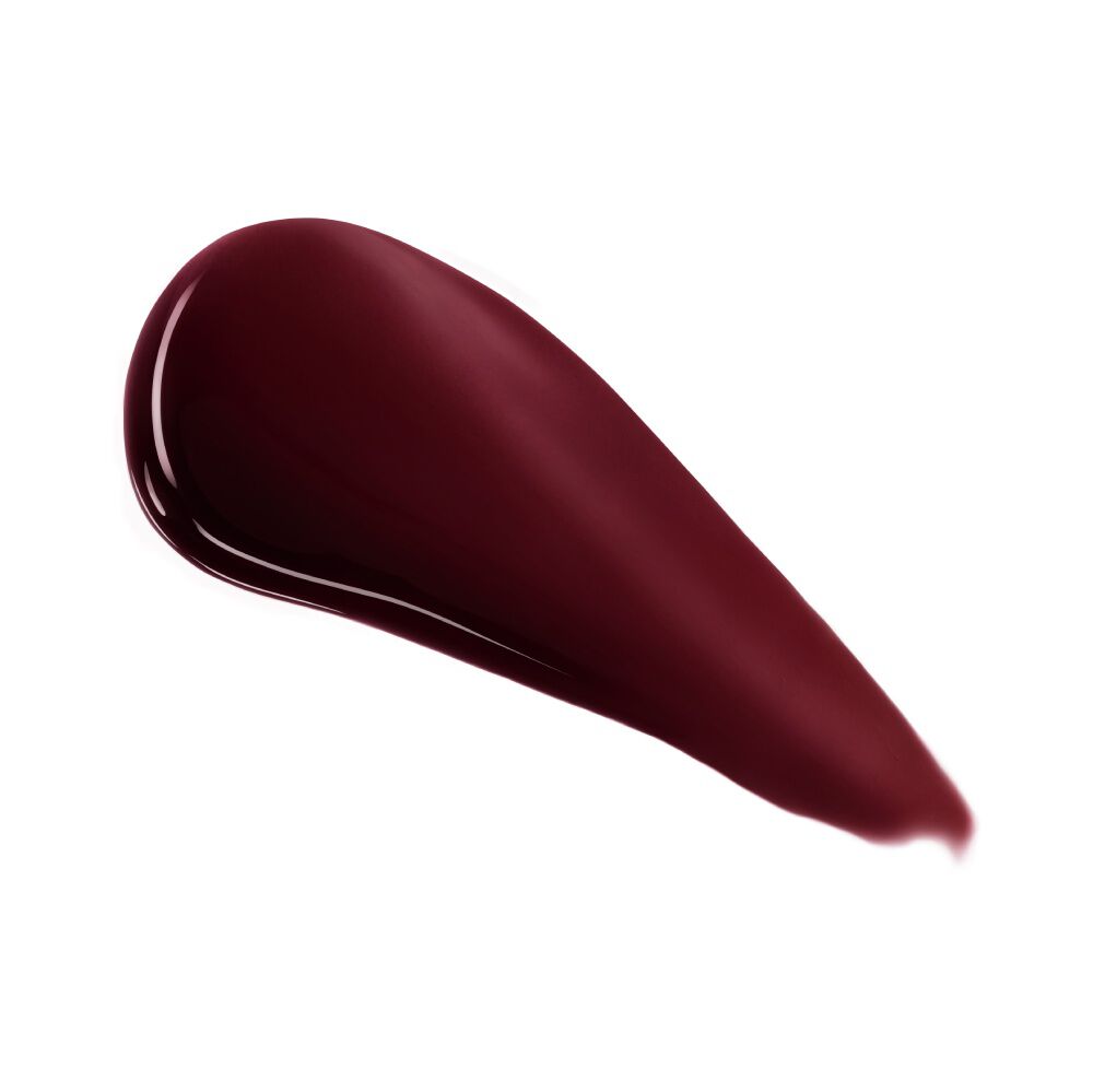 O mostră de Lancome L'Absolu Rouge Glaze Tintation, evidențiind textura sa ultra-lucioasă și lichidă ca de glazură.