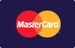 Logo MasterCard format din două cercuri, roșu și galben, pe un fundal inchis.