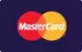 Logo MasterCard format din două cercuri, roșu și galben, pe un fundal inchis.